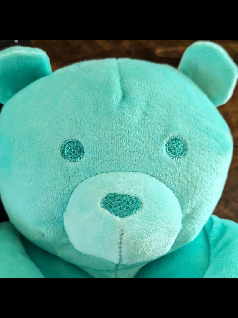 Way To Celebrate Kids Gummy Bear House Slippers Youth Size 13-1 Turquoise NWT